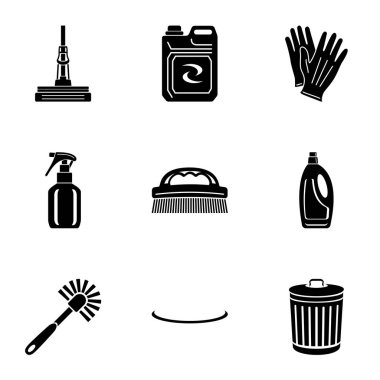 Yayılan Icons set, basit tarzı