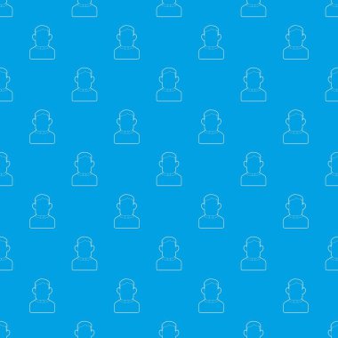 Rahip desen vektör kesintisiz mavi