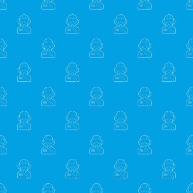 Pilot desen vektör kesintisiz mavi