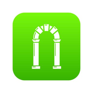 Kemer eski simgesi, basit siyah stil