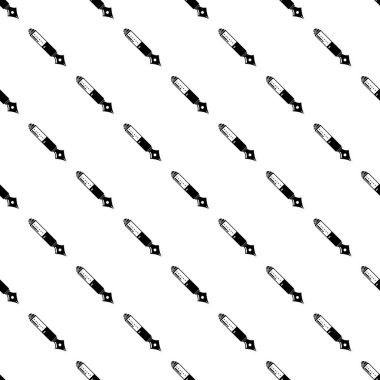 Kalem simgesi, basit siyah stil