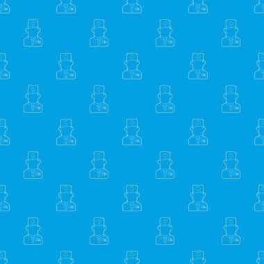 Doktor desen vektör kesintisiz mavi