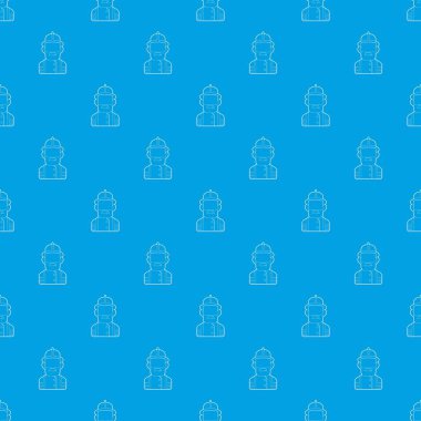 Oluşturucu desen vektör kesintisiz mavi