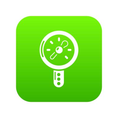 Basınç göstergesi simgesi, basit siyah stil