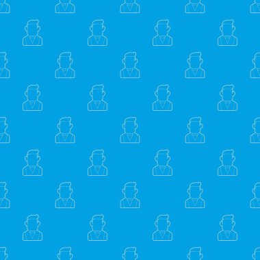 İşadamı desen vektör kesintisiz mavi
