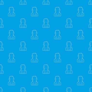 Programcı desen vektör kesintisiz mavi