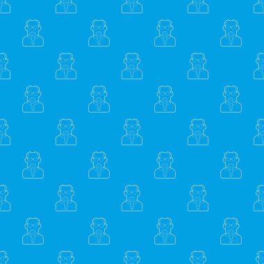 Bilim adamı desen vektör kesintisiz mavi