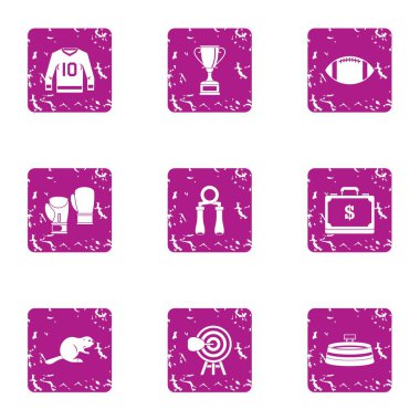 Beden eğitimi simgeler kümesi, grunge tarzı