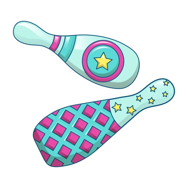 Skittles icono, estilo de dibujos animados — Vector de stock