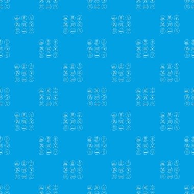 Dükkanı desen vektör kesintisiz mavi