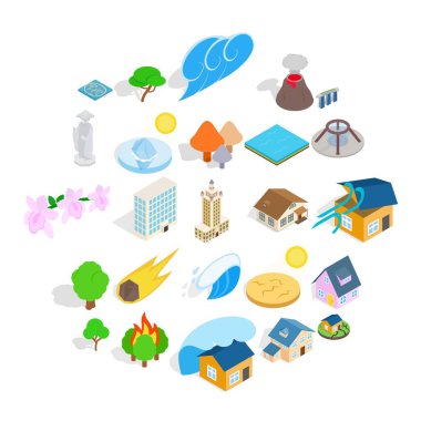 Simgeler kümesi, izometrik tarzı arazi