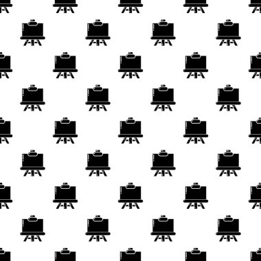 Simge, basit siyah stil tuval