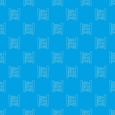 Abaküs desen vektör kesintisiz mavi