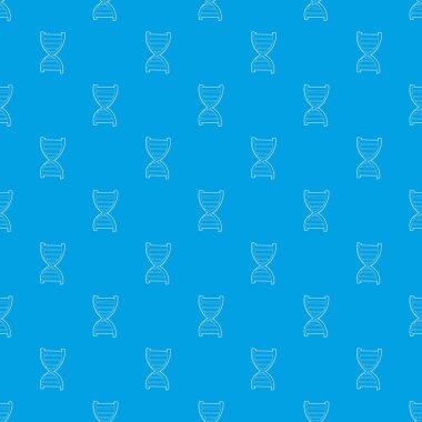DNA iplikçik desen vektör kesintisiz mavi