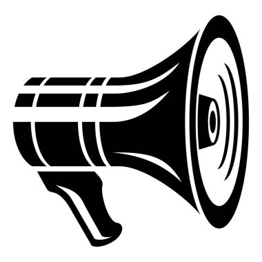 Ortam hoparlör simgesi, basit tarzı