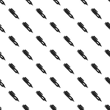 Marker Kalem okul simgesi, basit siyah stil