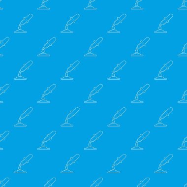 Pipet desen vektör kesintisiz mavi