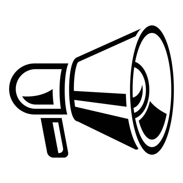 Loudspeaker icon, simple style — Stock Vector