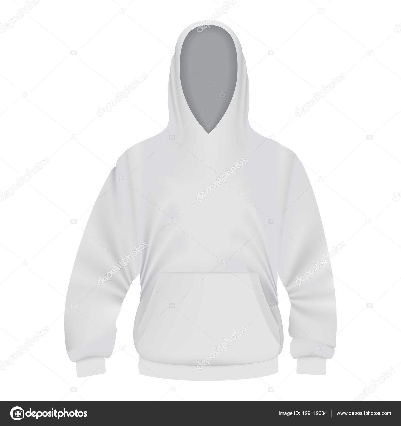 Download White Hoodie Mockup Realistic Style Stock Vector C Ylivdesign 199119684 PSD Mockup Templates