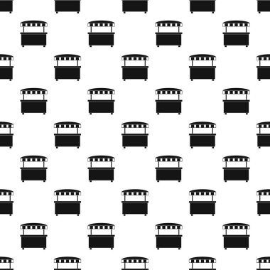 Tente tasarlamak vektör ile sokak durak