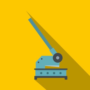 Kesme makinesi simgesini, düz stil