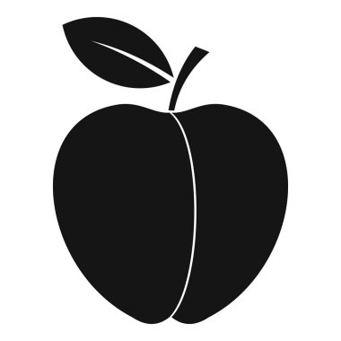 Elma simgesi, basit tarzı
