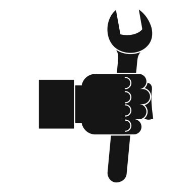 Adam el simgesi, basit tarzı aracında anahtarı