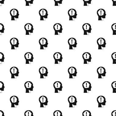 Tasarlamak vektör içinde ünlem işareti ile baş