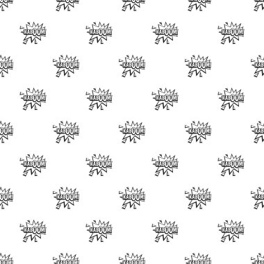 Kaboom, patlama tasarlamak vektör