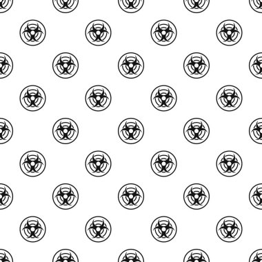 Biyolojik tehdit tasarlamak vektör iz