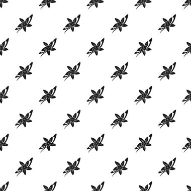 Çiçek desen vektör ile vanilya çubukları