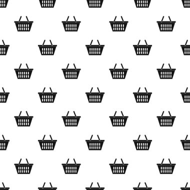 Plastik alışveriş sepeti tasarlamak vektör