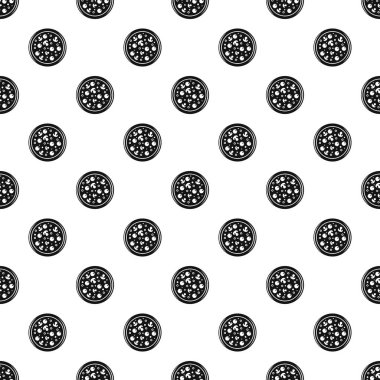 Pizza ile zeytin ve mantar tasarlamak vektör