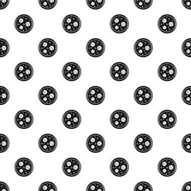 Sosis ve zeytin tasarlamak vektör ile lezzetli pizza