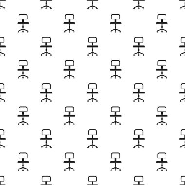 Office tekerlekli sandalyeyle desen vektör