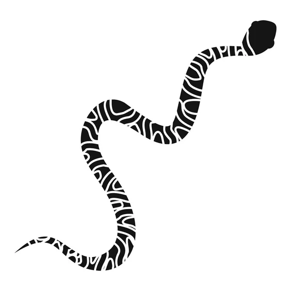 Icône de torsion de serpent, style simple — Image vectorielle