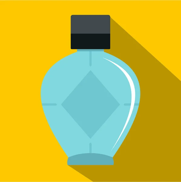 淡蓝色瓶女性香水图标 — 图库矢量图片