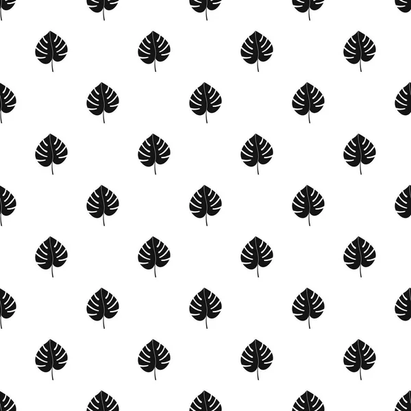 몬스 테라 패턴 벡터의 잎 — 스톡 벡터