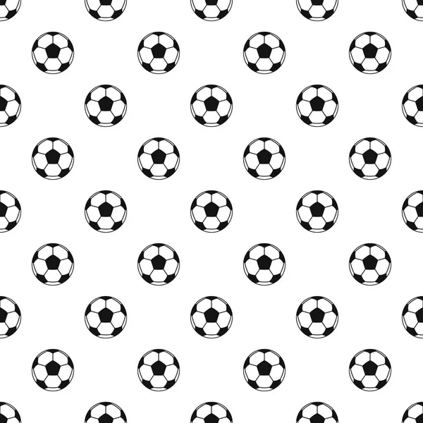 Futebol ou futebol vetor padrão de bola — Vetor de Stock
