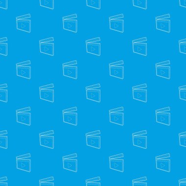 Fıçı tahtası desen vektör kesintisiz mavi