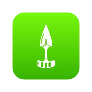 Hançer ninja simgesi, basit siyah stil