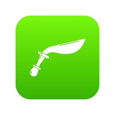 Hançer askeri simgesi, basit siyah stil