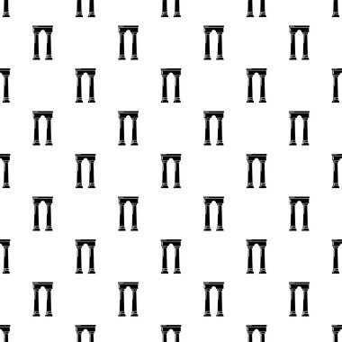 Kemer Mısır simgesi, basit siyah stil