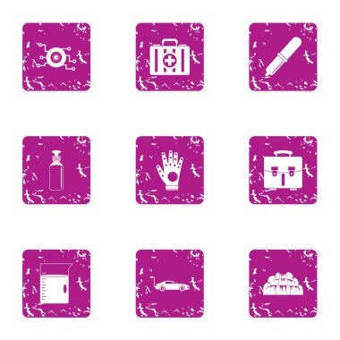 Sıhhi simgeler kümesi, grunge tarzı