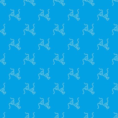 Bikini üst desen vektör kesintisiz mavi