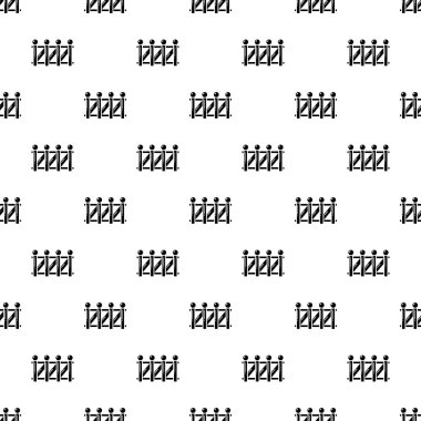 Çit Ahşap simgesi, basit siyah stil