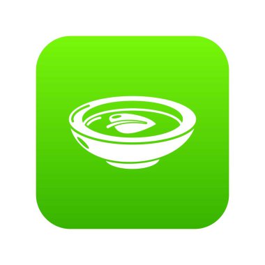 Soya sosu plaka simgesi, basit siyah stil