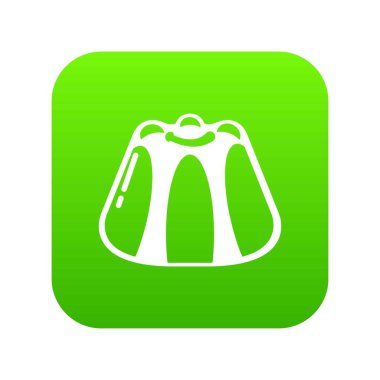 Puding simgesi, basit siyah stil