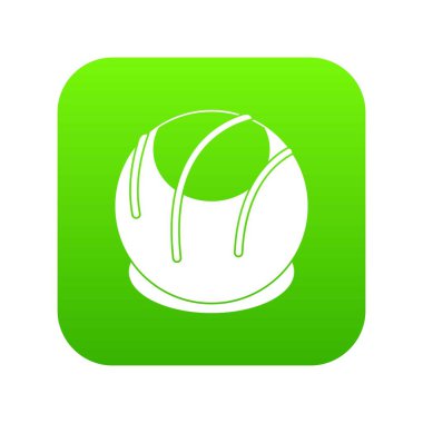 Fırın simgesi dijital yeşil