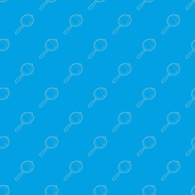 Bebek çıngırağı desen vektör kesintisiz mavi